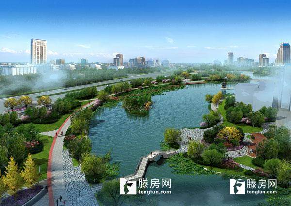 滕州清水湾公园如火如荼施工中