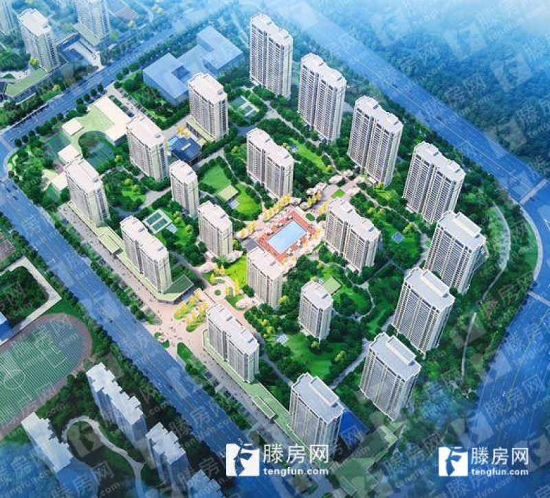 滕州滕投悦府项目地上主体已开建